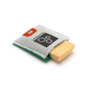 TEX DUAL SUPER - abrasive fibre and non-abrasive fibre (with sponge)