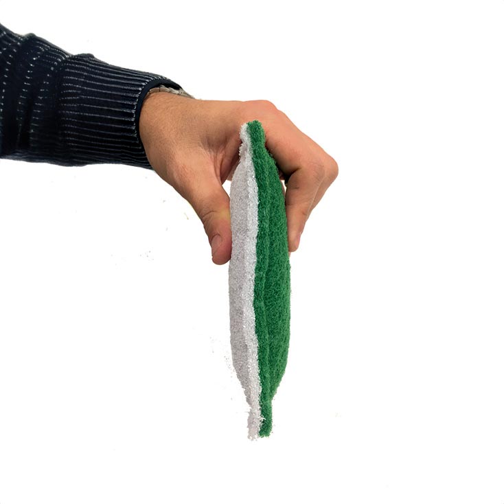 TEX DUAL - fibra abrasiva e non abrasiva